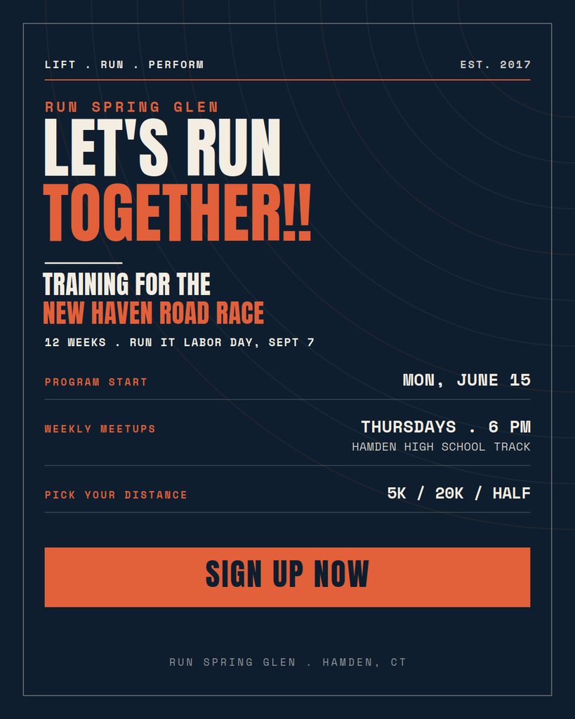 Let's Run the New Haven Road Race!