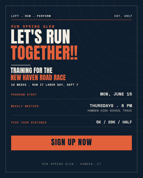 Let's Run the New Haven Road Race!